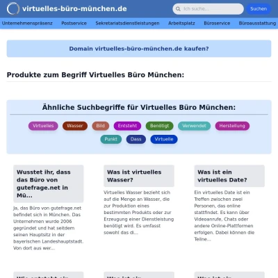 Screenshot virtuelles-büro-münchen.de