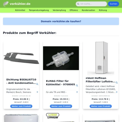 Screenshot vorkühler.de