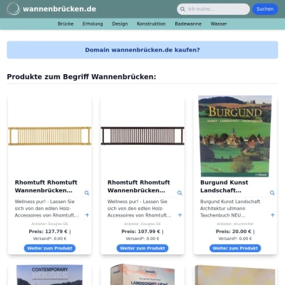 Screenshot wannenbrücken.de