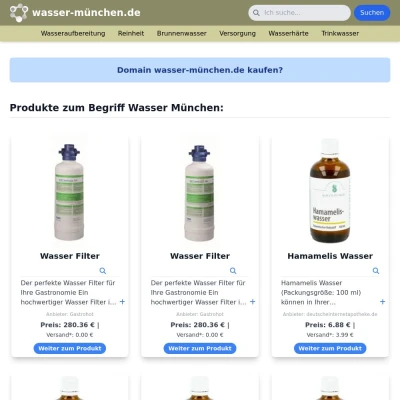 Screenshot wasser-münchen.de