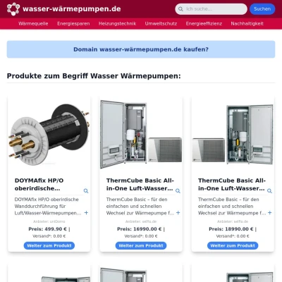 Screenshot wasser-wärmepumpen.de