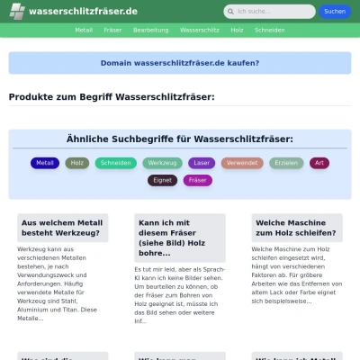 Screenshot wasserschlitzfräser.de