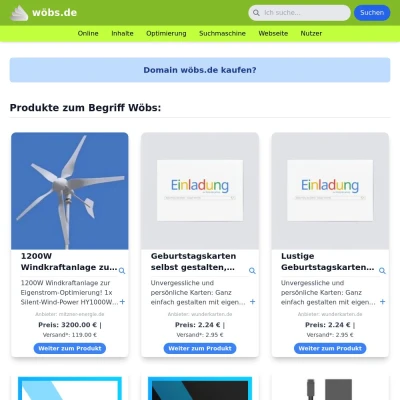 Screenshot wöbs.de