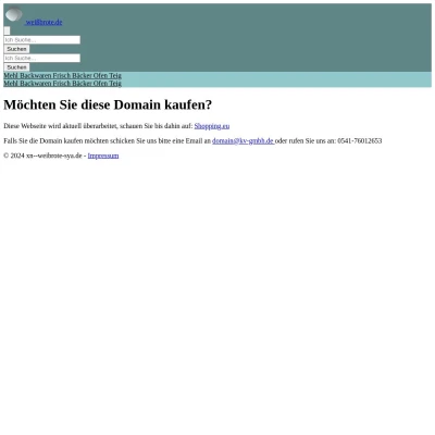 Screenshot weißbrote.de