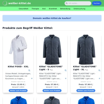 Screenshot weißer-kittel.de
