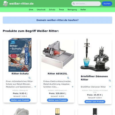 Screenshot weißer-ritter.de