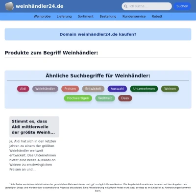 Screenshot weinhändler24.de