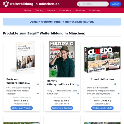 Screenshot weiterbildung-in-münchen.de