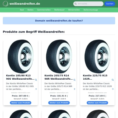 Screenshot weißwandreifen.de