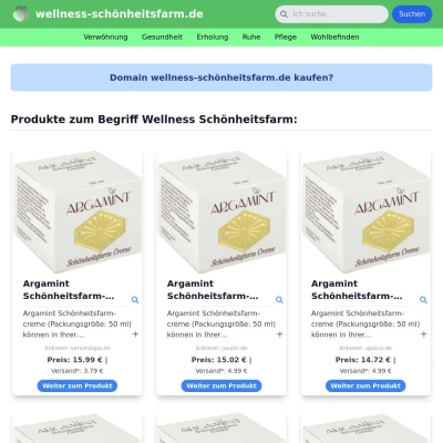 Screenshot wellness-schönheitsfarm.de