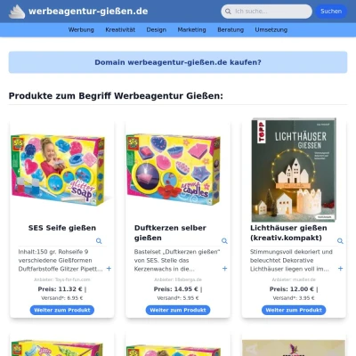 Screenshot werbeagentur-gießen.de