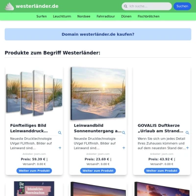 Screenshot westerländer.de