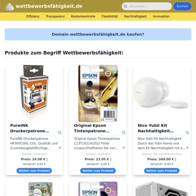 Screenshot wettbewerbsfähigkeit.de