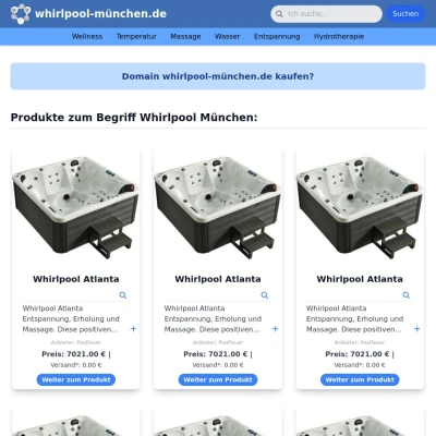 Screenshot whirlpool-münchen.de