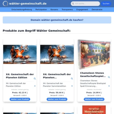 Screenshot wähler-gemeinschaft.de