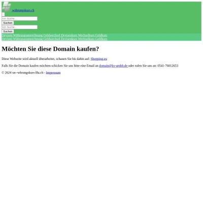 Screenshot währungskurs.ch