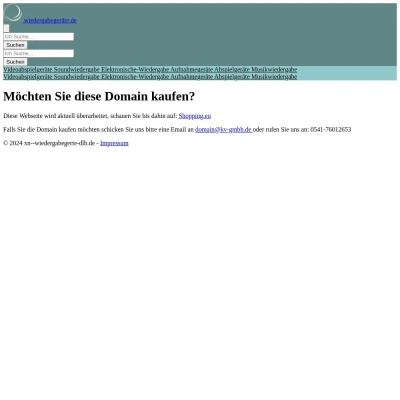 Screenshot wiedergabegeräte.de