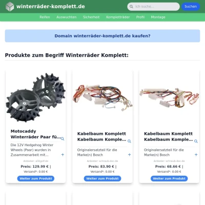 Screenshot winterräder-komplett.de