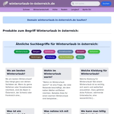Screenshot winterurlaub-in-österreich.de