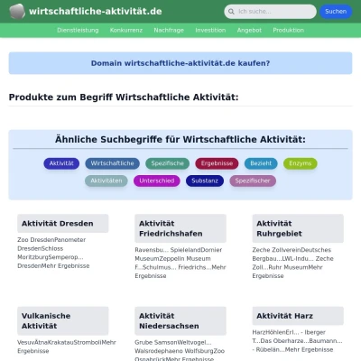 Screenshot wirtschaftliche-aktivität.de