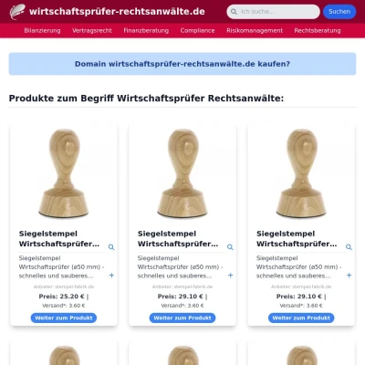 Screenshot wirtschaftsprüfer-rechtsanwälte.de