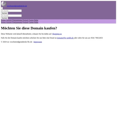 Screenshot wochenendgrundstücke.de