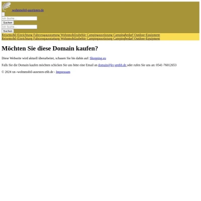 Screenshot wohnmobil-ausrüsten.de