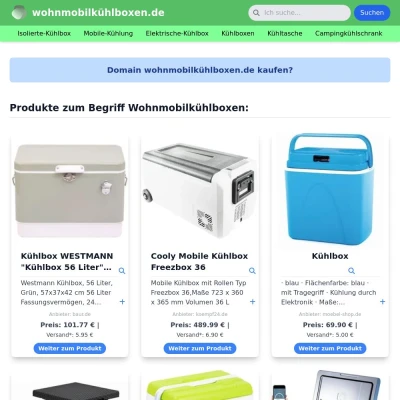 Screenshot wohnmobilkühlboxen.de