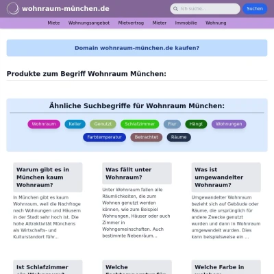 Screenshot wohnraum-münchen.de