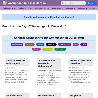 Screenshot wohnungen-in-düsseldorf.de