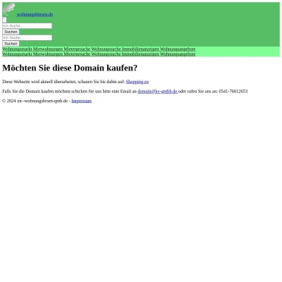 Screenshot wohnungsbörsen.de