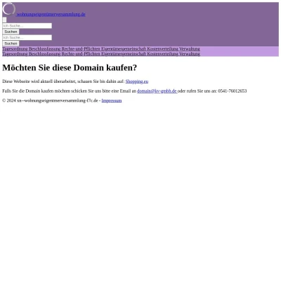 Screenshot wohnungseigentümerversammlung.de