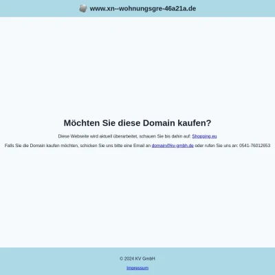 Screenshot wohnungsgröße.de