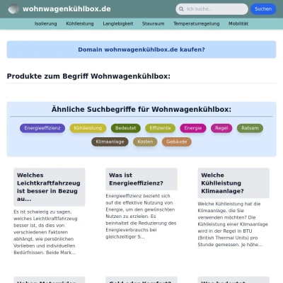 Screenshot wohnwagenkühlbox.de