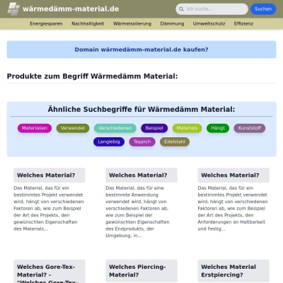 Screenshot wärmedämm-material.de