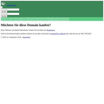 Screenshot wärmenetze.de