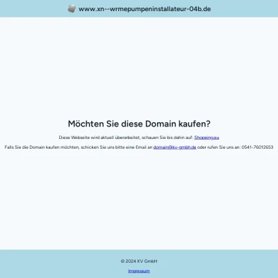 Screenshot wärmepumpeninstallateur.de