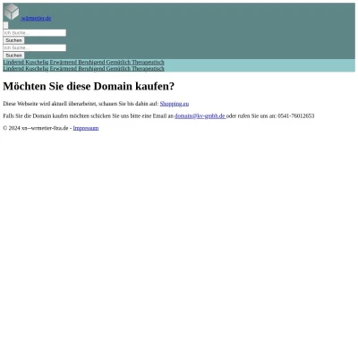 Screenshot wärmetier.de