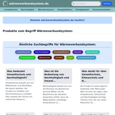 Screenshot wärmeverbundsystem.de