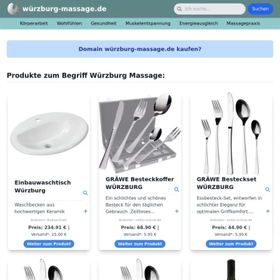 Screenshot würzburg-massage.de