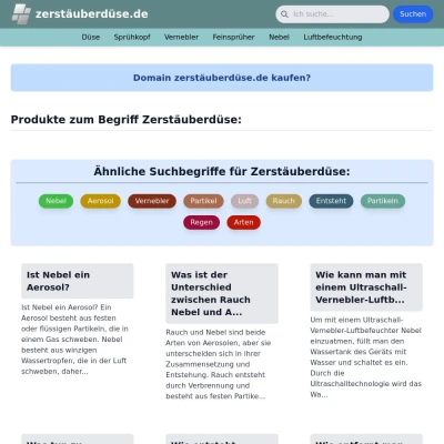 Screenshot zerstäuberdüse.de