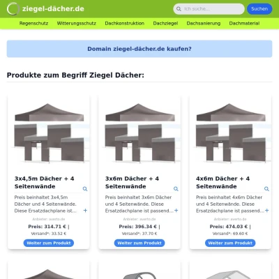 Screenshot ziegel-dächer.de