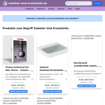 Screenshot zubehör-und-ersatzteile.de