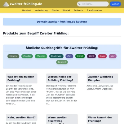 Screenshot zweiter-frühling.de