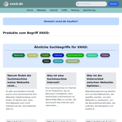 Screenshot xnxd.de