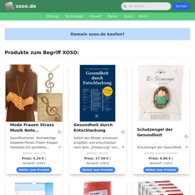 Screenshot xoso.de