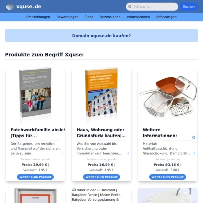 Screenshot xquse.de