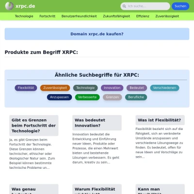 Screenshot xrpc.de