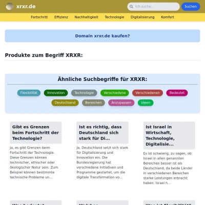 Screenshot xrxr.de