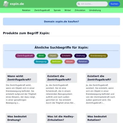 Screenshot xspin.de